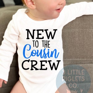 New To the Cousin Crew Cousin Onesie® Cousin Pregnancy Announcement New Cousin Gift Baby Cousin Gift Baby Shower Gift Cousin Baby Outfit