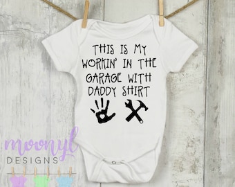 Daddy/'s Little Mechanic Insipred Boys Girls Kids Mens Hoodie