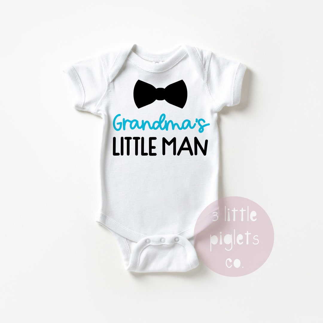 Grandma's Lil' Man Onesie®, Grandma Onesie®, Grandma's Boy, Grandma's