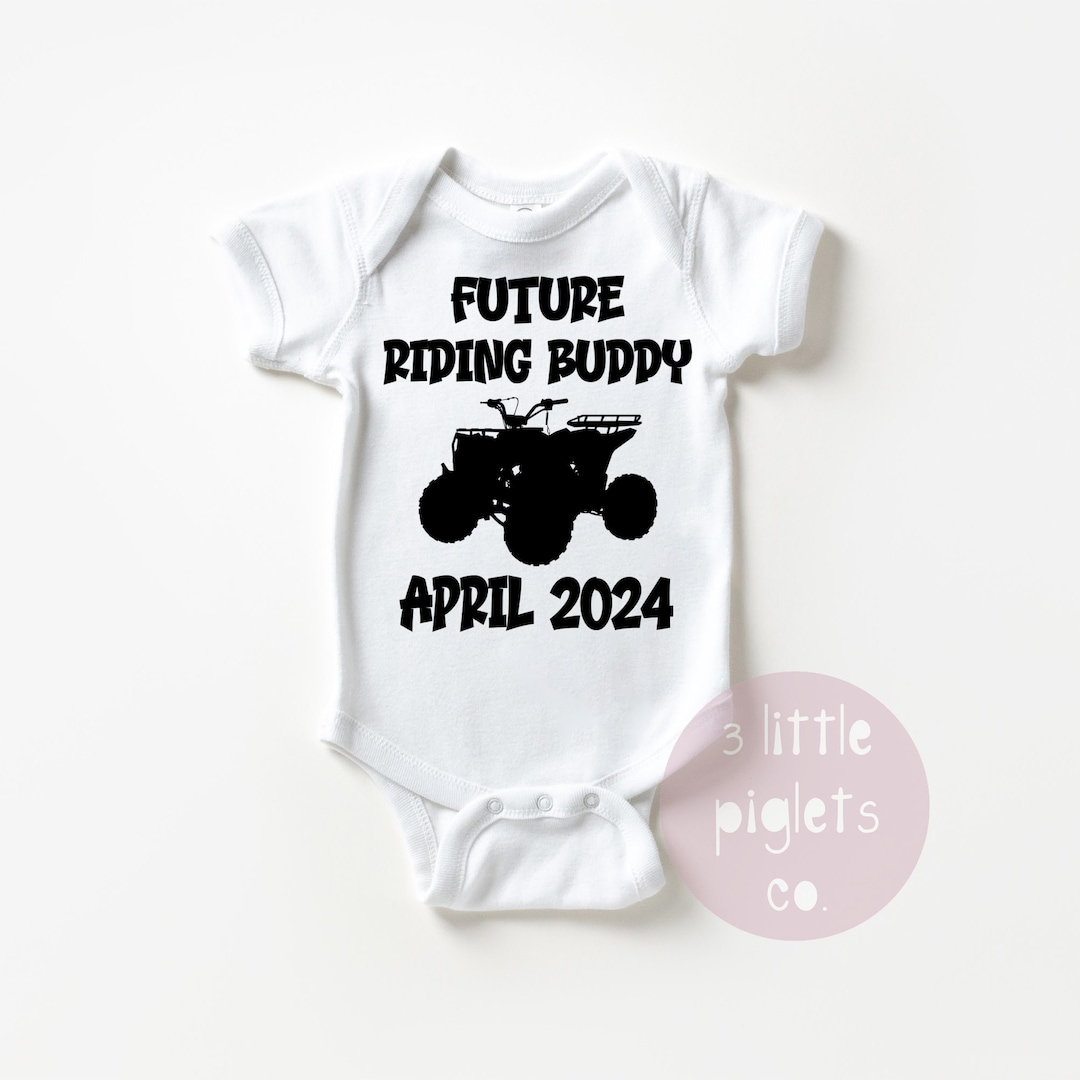 Future Riding Buddy ATV Onesie®, ATV Family, ATV Pregnancy Announcement