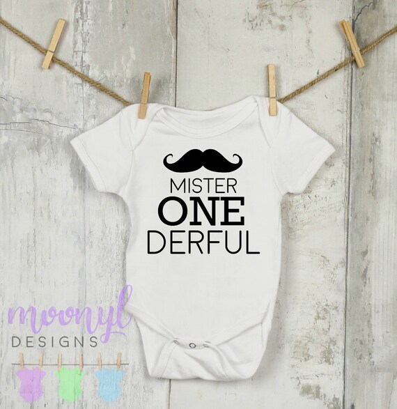 mustache onesie