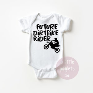 Future Riding Buddy, Dirt bike Baby Onesie®, Dirt bike Pregnancy Announcement, Dirtbike Baby Gift, Dad to Be Gift, Dirt Bike Baby Shirt