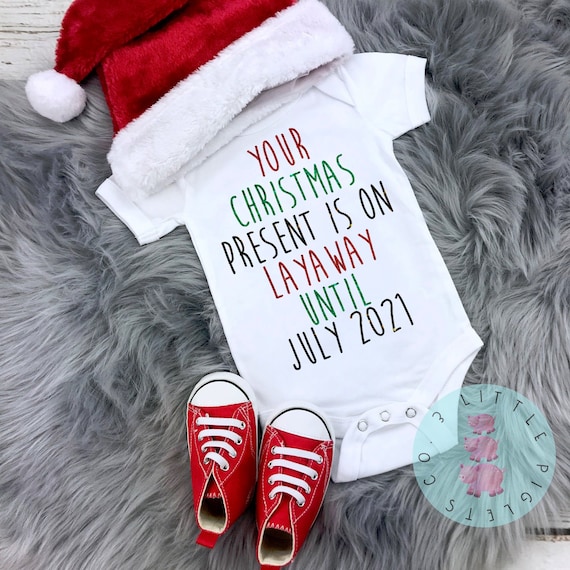 Christmas Pregnancy Announcement Onesie® Pregnancy