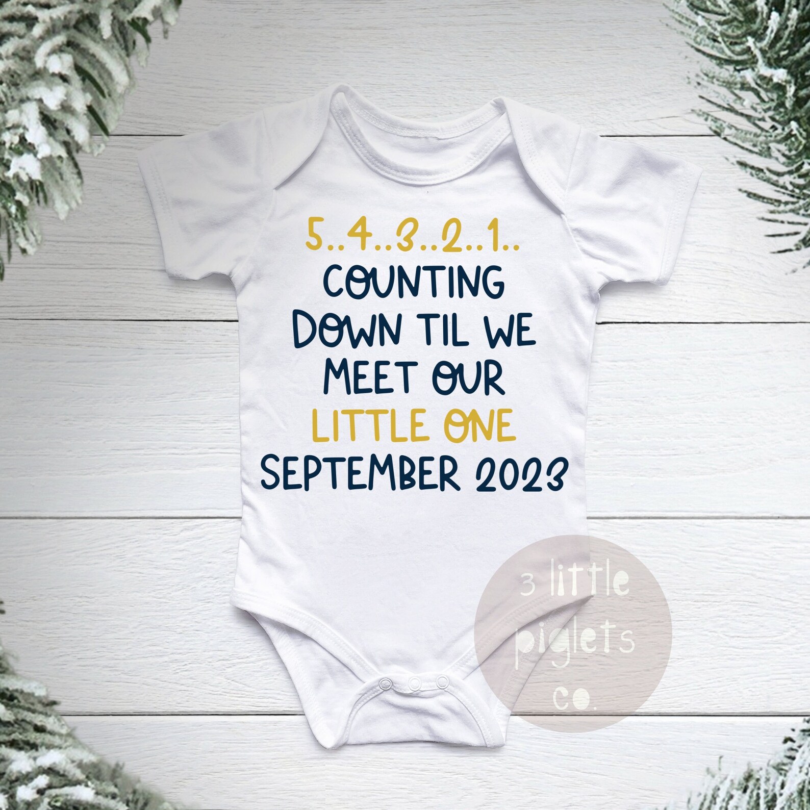 New Years Eve Pregnancy Announcement onesie