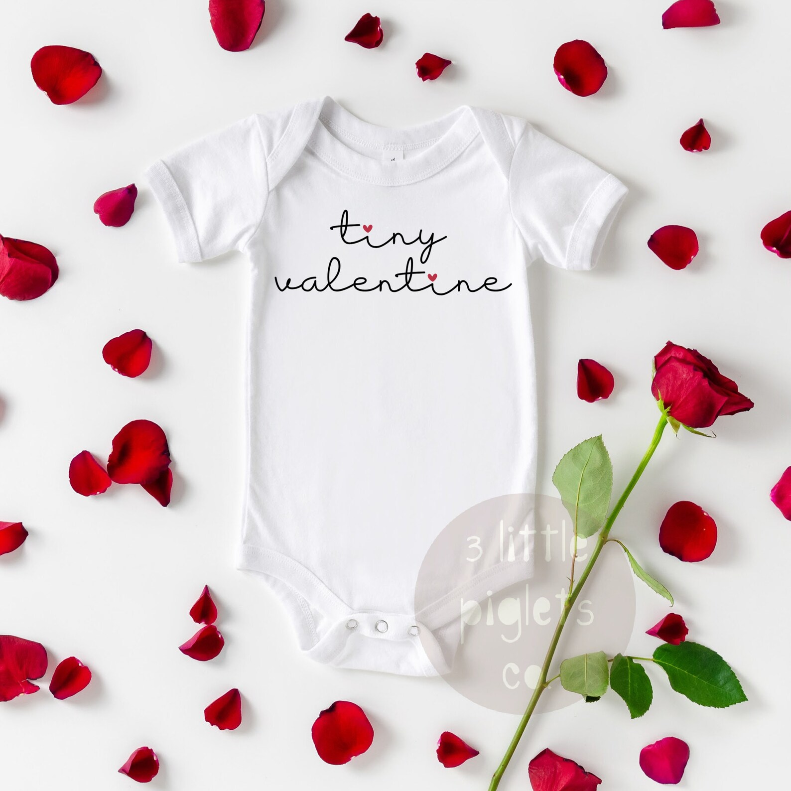 tiny valentine onesie