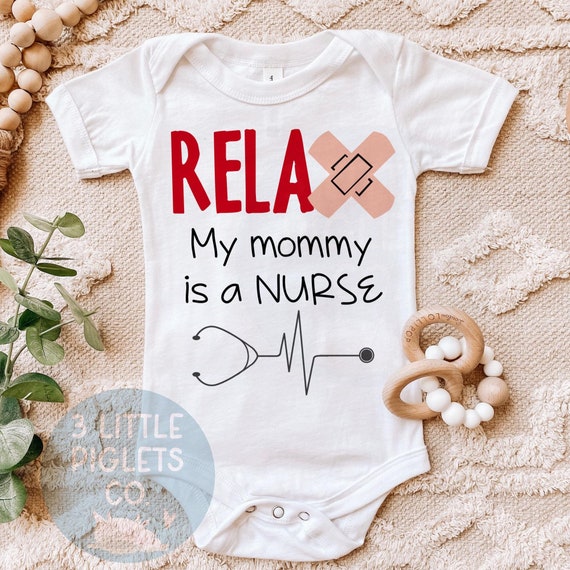 Relax My Mommy Is A Nurse T-Shirt Stethoscope Mother's Day Relax My Mommy Is A Nurse T-Shirt Stethoscope Mother's Day