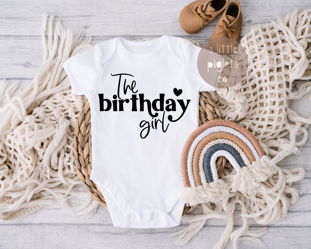 First Birthday Onesie® the Birthday Girl, 1st Birthday Shirt, Girl ...
