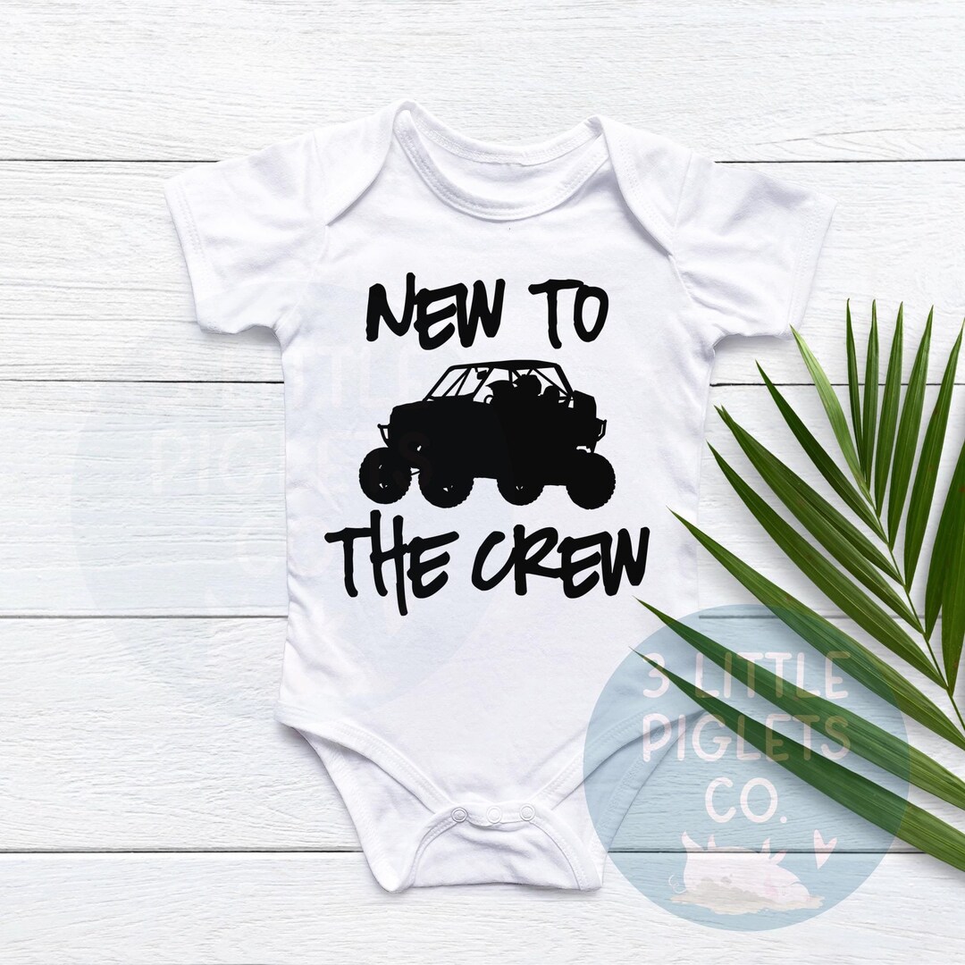 New to the Crew UTV Onesie® Side by Side Baby Gift Baby Announcement ...