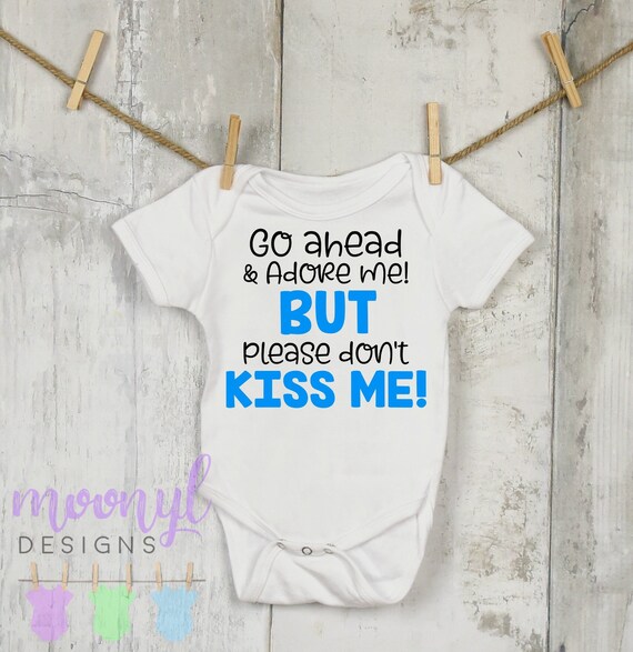 no kisses baby onesie