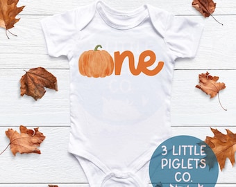 Kürbis Erster Geburtstag Outfit Herbst 1. Geburtstag Onesie® ONE Kürbis Themed Party Bday Mädchen-Geburtstags-Jungen Outfit Dieser kleine Kürbis ist einer