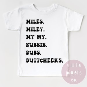 Custom Nickname Shirt Personalized Name Shirt Toddler Nickname Shirt Girl Name Shirt Nickname Shirt for Kids Personalized Kids Shirt