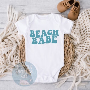 Beach Babe Onesie®, Beach Vacation, Boho Beach Onesie®, Cute Beach Baby Onesie®, Baby Shower Gift, Baby, Beach Baby Shirt, Beach Onesie®