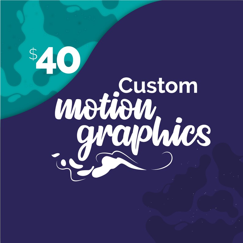 Motion Graphics Logo Animation Graphic Design Services Etsy