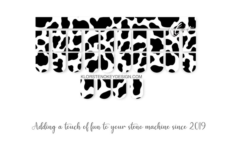 Animal Print Faux Leather Steno Keypads Cow Print