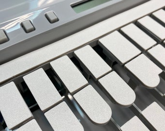 Faux Leather Steno Keypads SMOOTH BLACK & WHITE