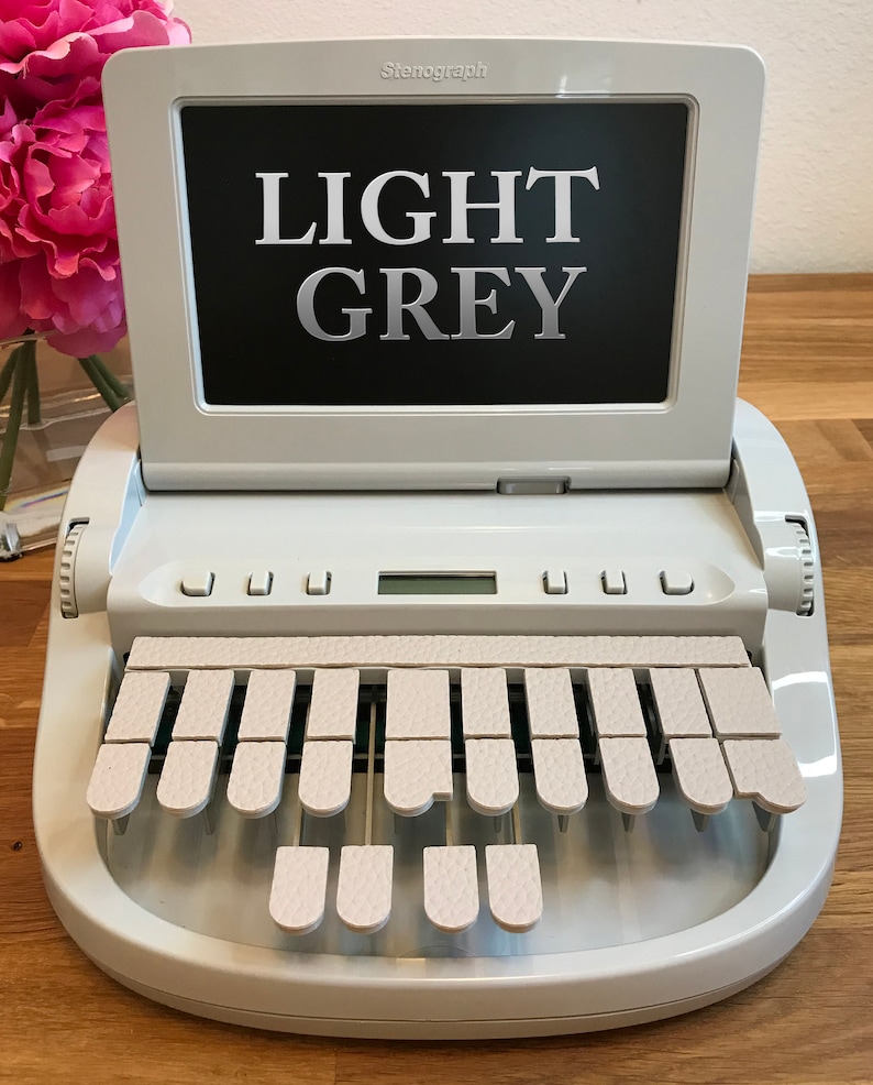 Faux Leather Steno Keypads BLACK WHITE & GREY Etsy