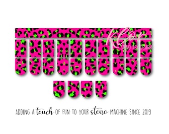 Animal Print Faux Leather Steno Keypads