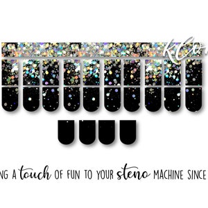 Faux Leather Printed Sparkles