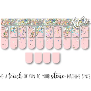 Faux Leather Printed Sparkles