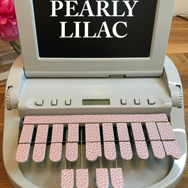 Faux Leather Steno Keypads PEARLESCENT