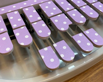 Faux Leather Polka Dot Steno Keypads