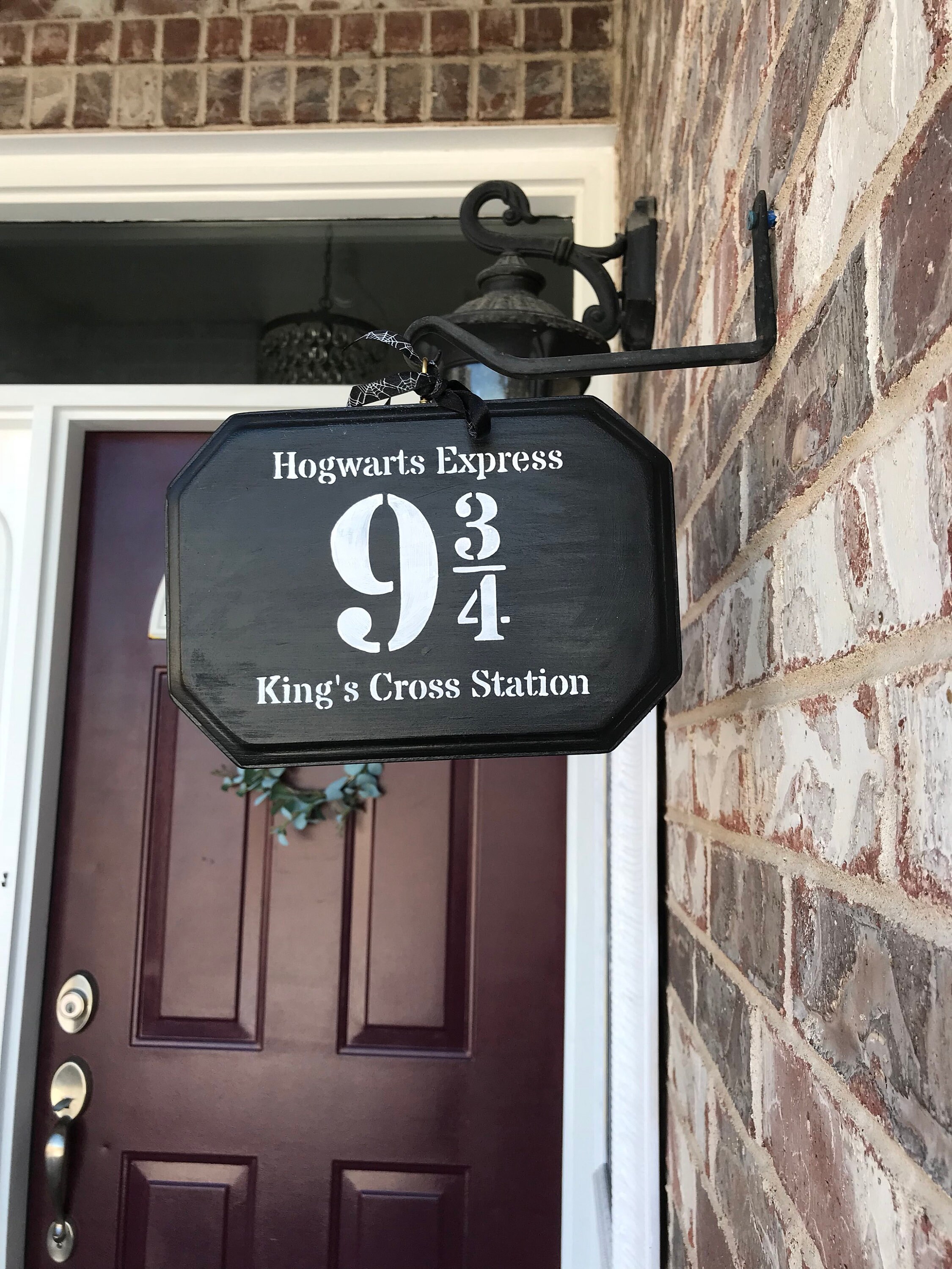 Platform 9 3/4 sign//9 3/4 sign//Harry Potter Gift//King&rsquo;s | Etsy