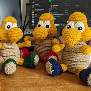 Koopa Troopa Crochet Doll