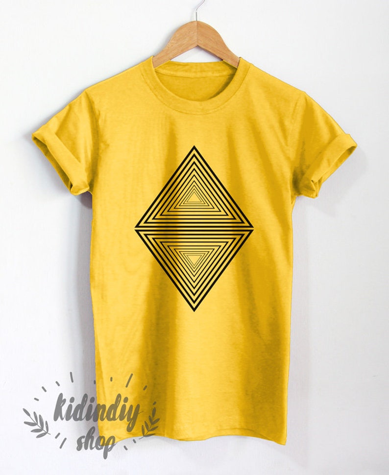 upside down triangle shirt