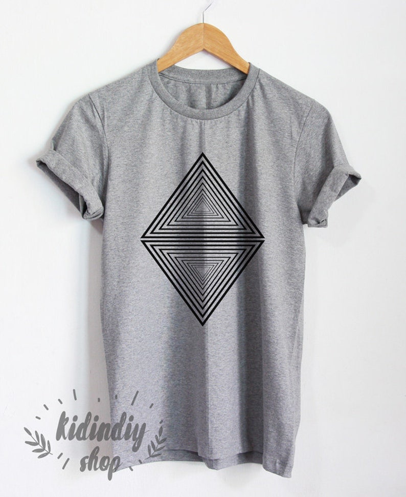upside down triangle shirt