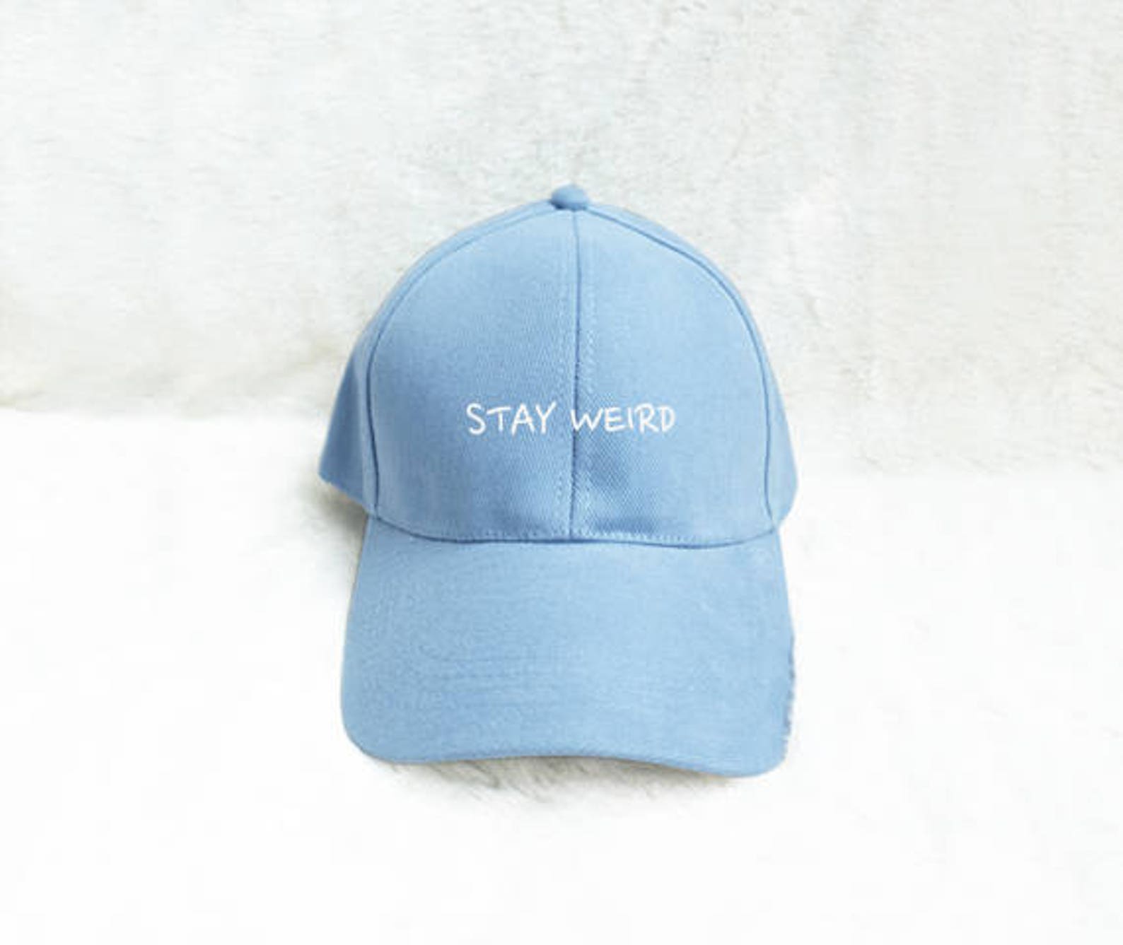 STAY WEIRD baseball cap Unisex Baseball cap embroidery Etsy