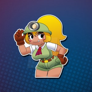 Goombella - Paper Mario l Vinyl Sticker