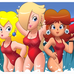 Baywatch Trio Art Print 8.5x11