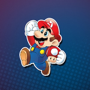 Super Mario Bros Sticker l Vinyl Sticker