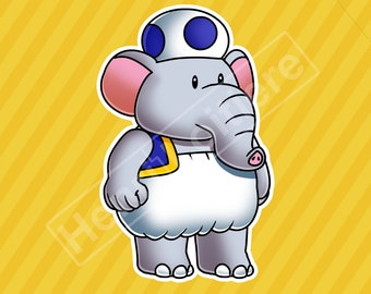 Super Mario Wonder Bros. Sticker - Elephant Toad