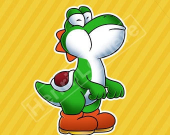 Super Mario Bros. Wonder Sticker - Yoshi