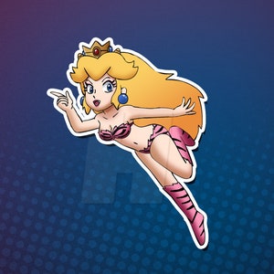 Peach Lum l Vinyl Sticker
