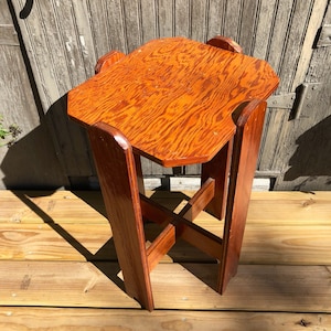 Vintage Wooden Table, Side Table, End Table, Small Table, Wood Table, Plant Stand