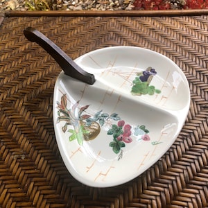 Vintage Serving Tray, Sheridan, Plate, Handle, Mid Century Modern, Service Tray, China
