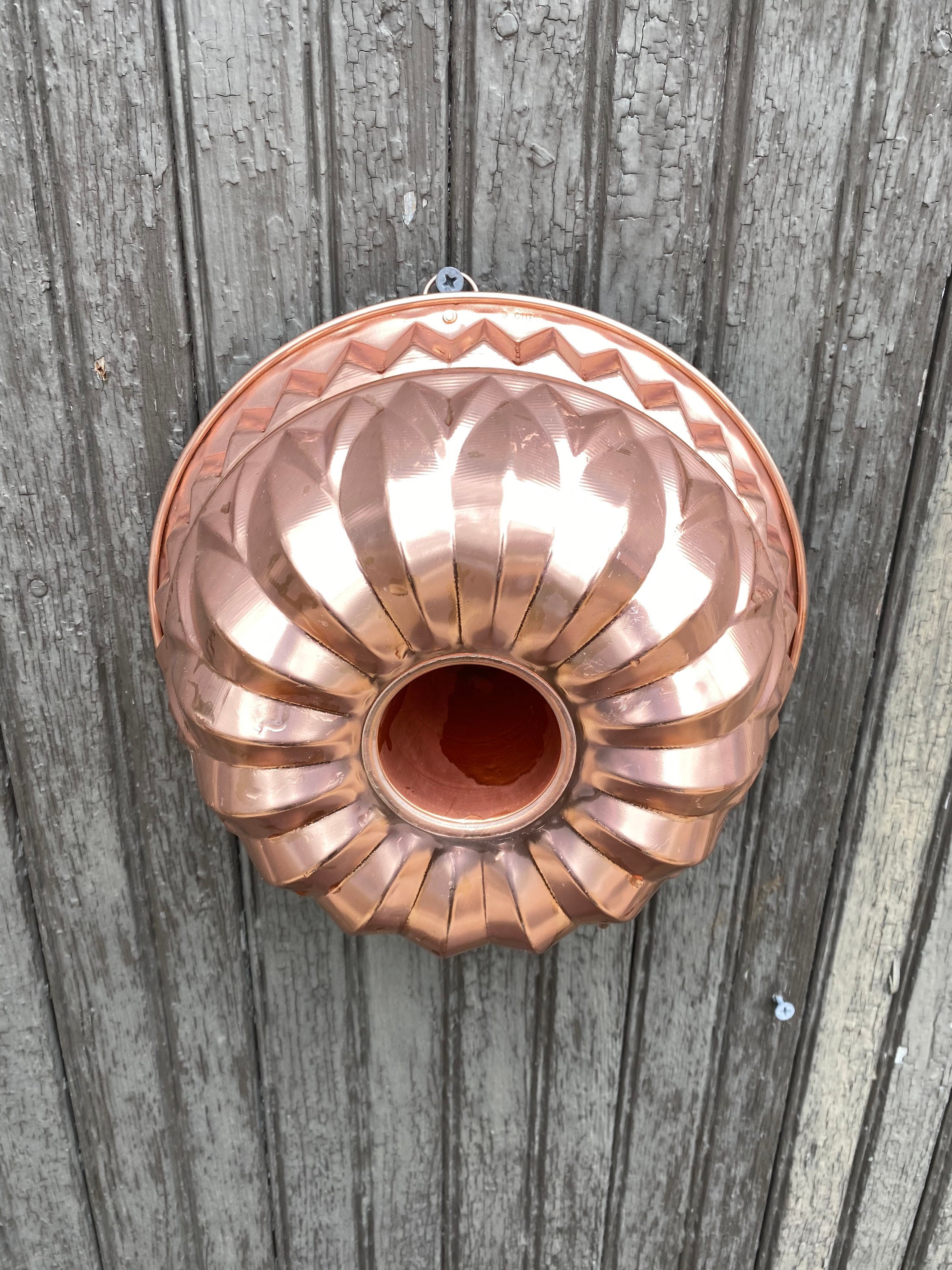 Vintage Copper Jello Mold Wall Hanging Farmhouse Decor Etsy UK