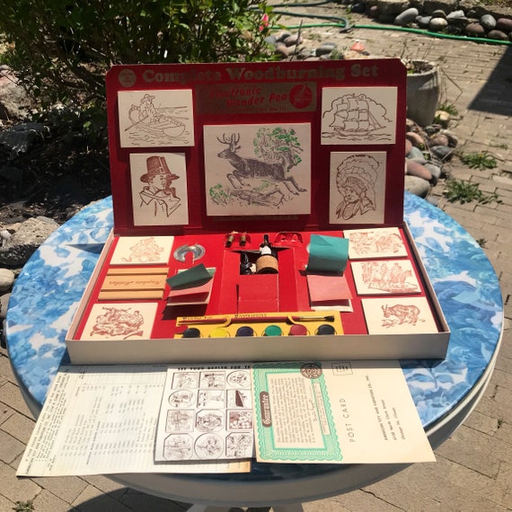 wood burning kit toy