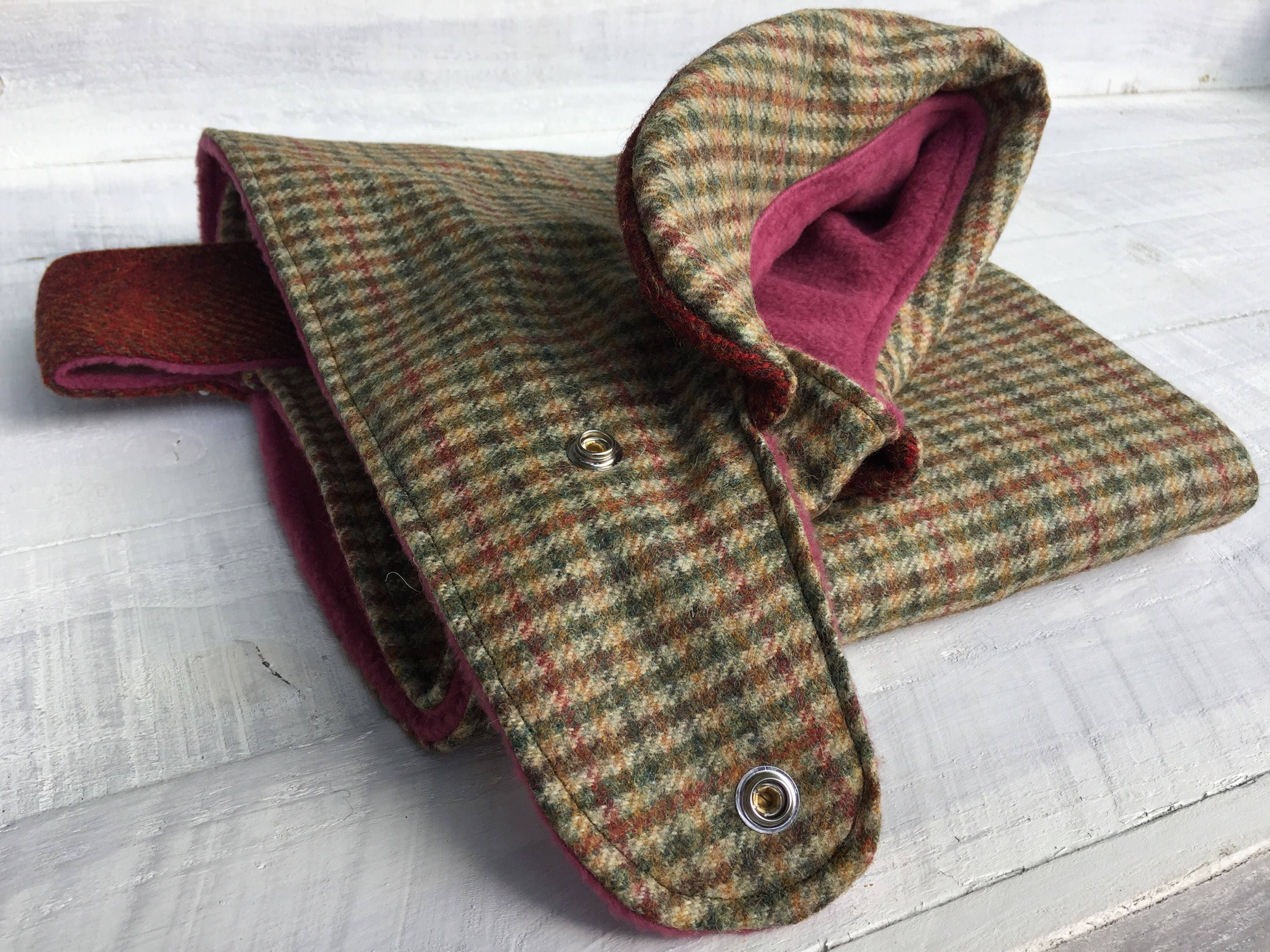 Harris tweed dog coat made to measure waterproofed and Etsy