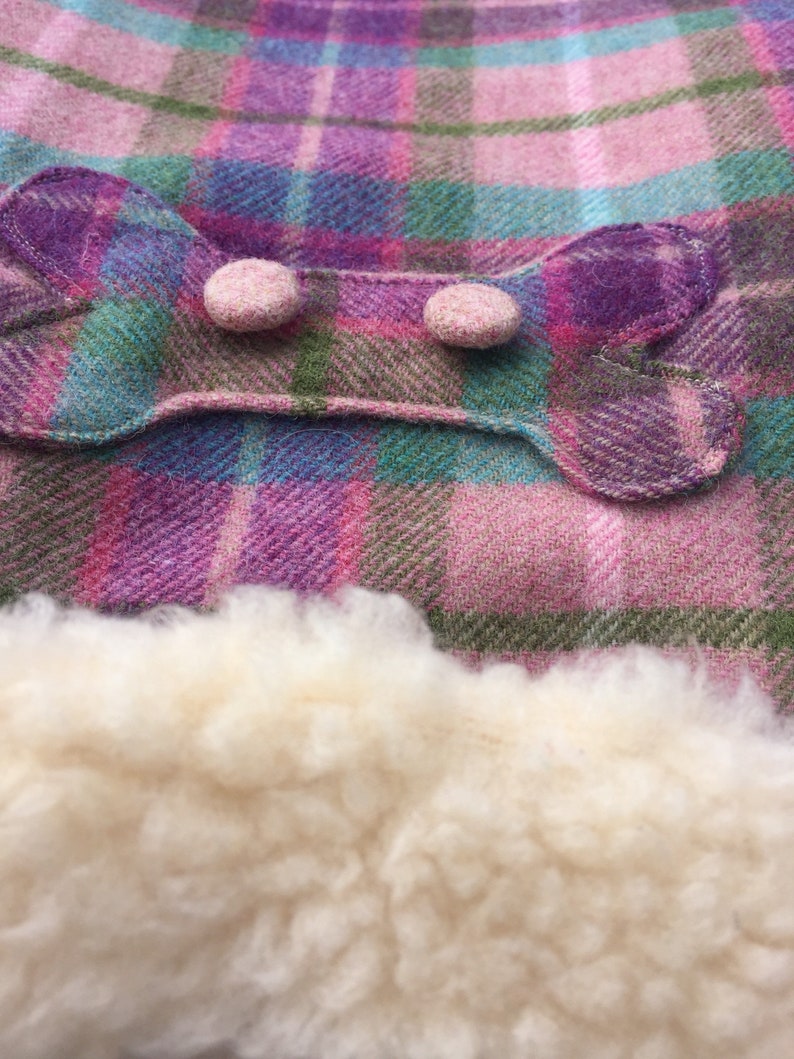 Harris tweed dog coat made to measure waterproofed and Etsy