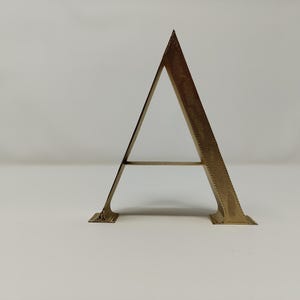Letras independientes personalizadas de mediados de siglo, letras independientes, letras personalizadas impresas en 3D, nombres con iniciales para cumpleaños, aniversarios y bodas