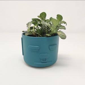 Tiki Planter Sml | Aztec 1 plant pot | indoor 3D printed plants pot | Plastic Succulent pot | cactus planter gift | Hygge house planter