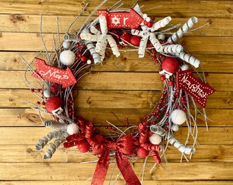Christmas Wreath- Holiday Wreath - Everyday Wreaths - Seasonal Wreath - Custom Wreath - Any Door Wreath - Summer Wreath - Gift Wreaths