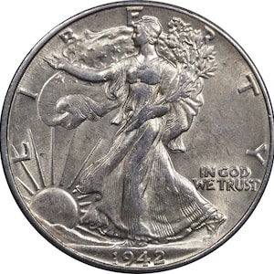 Walking Liberty Half Dollar 1916-1947 Classic American Silver Coin Fifty Cents