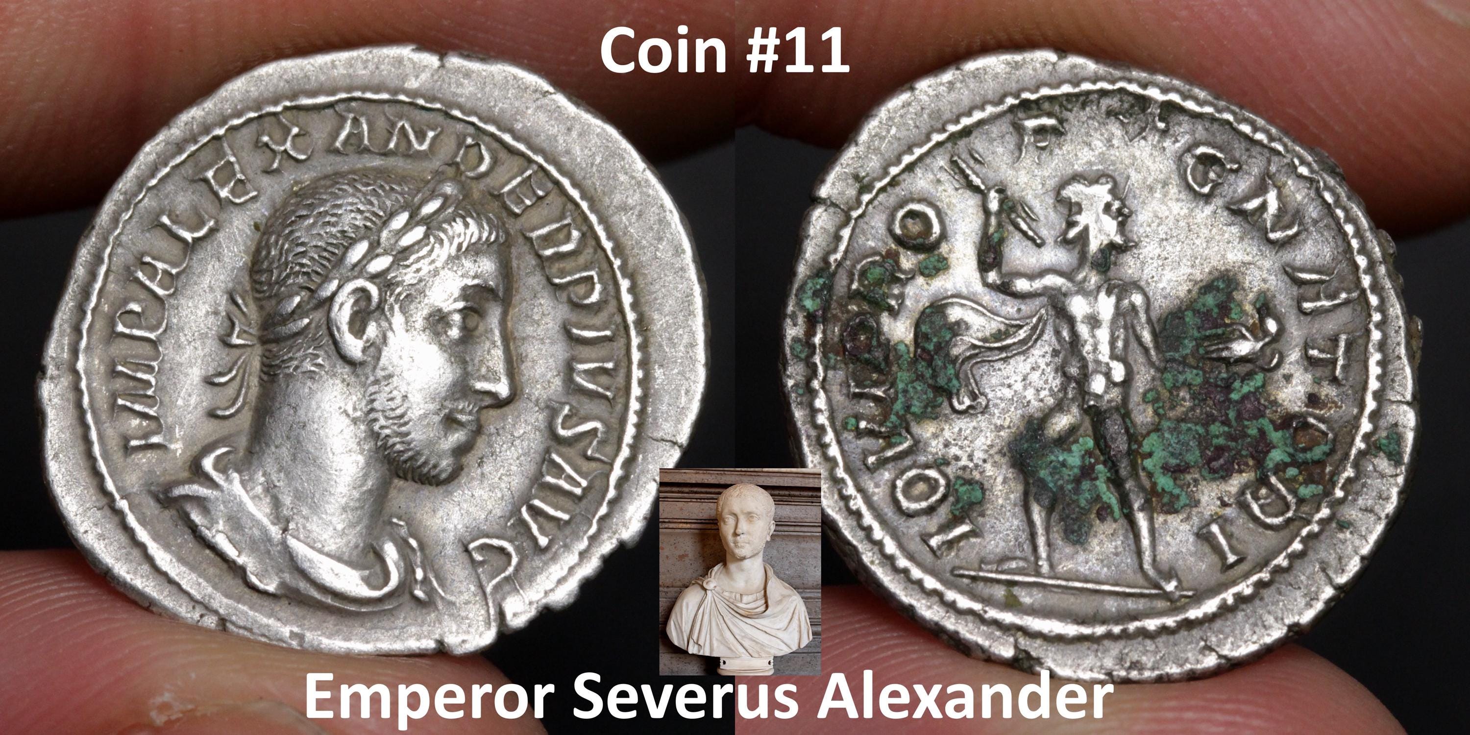 1700+ Year Old Ancient Roman Silver Denarius Coin | Certificate of