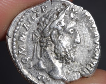 Ancient Roman Empire 3rd Century AD. A Silver Denarius Coin by