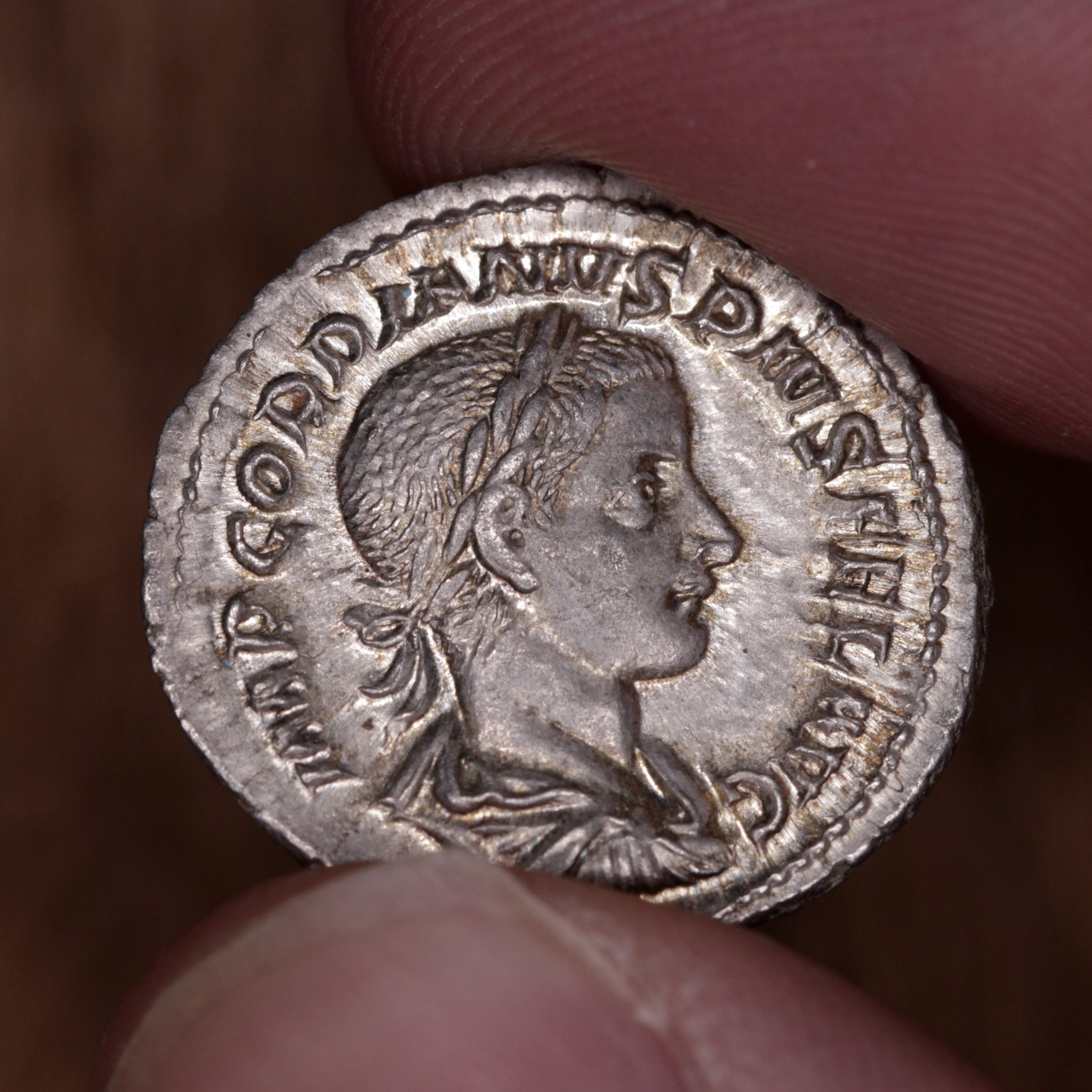 Ancient Roman Empire Silver 1750 Year Old Double Denarius