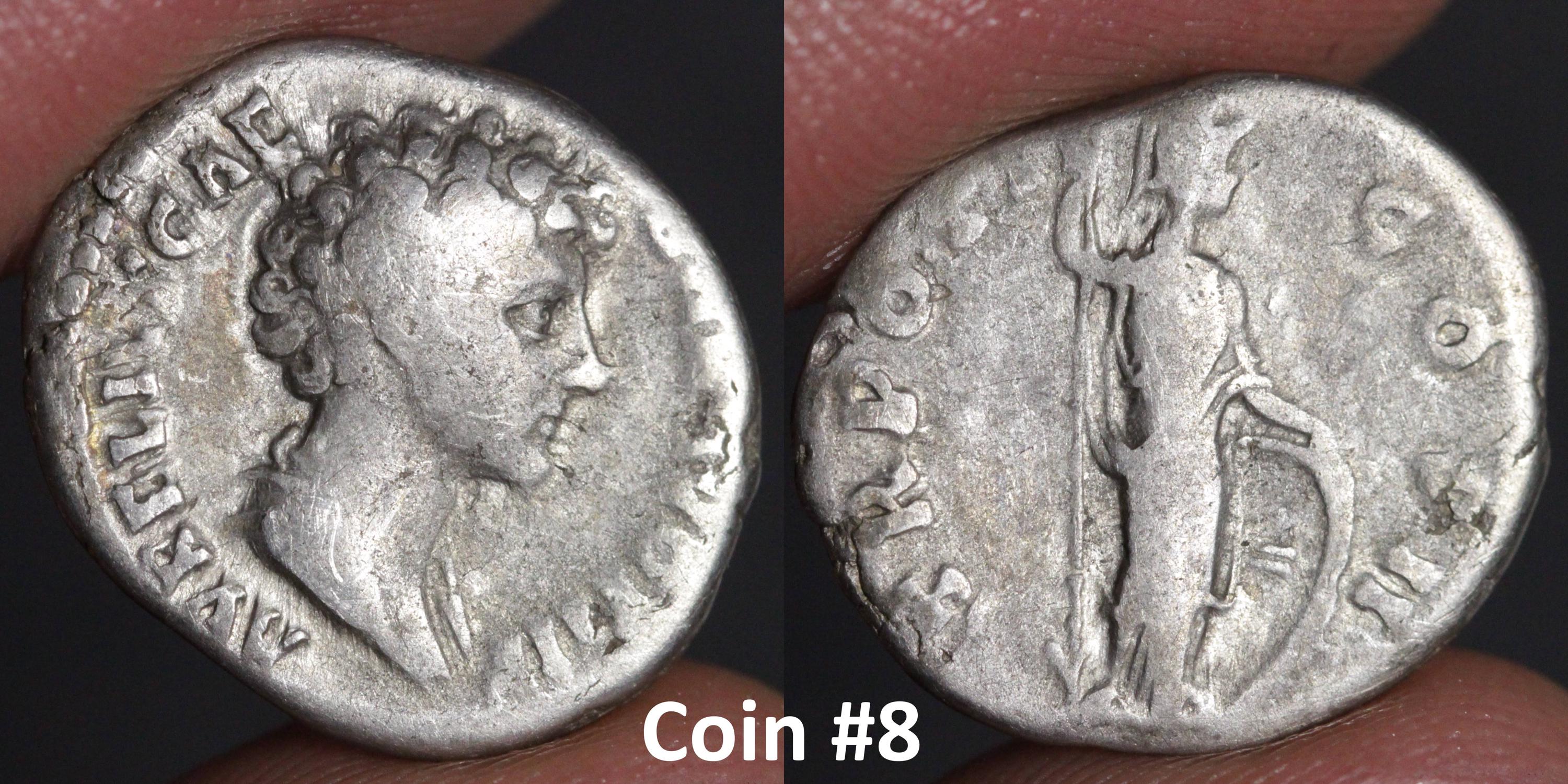 Marcus Aurelius Coin Ancient Roman Empire Silver Denarius 1800